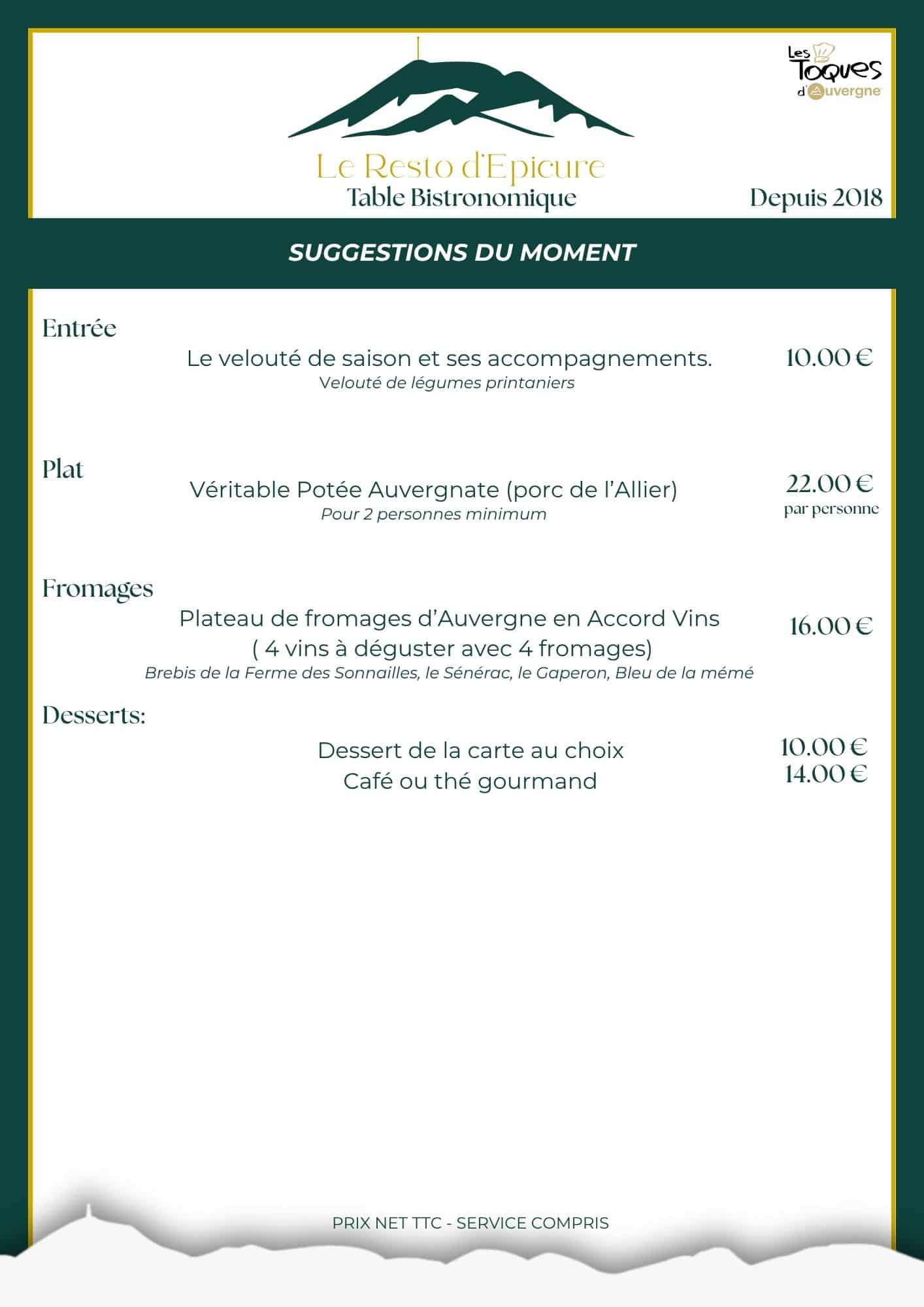 Suggestions du moment
